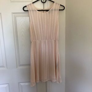 Beige/blush dress